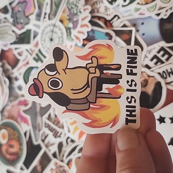 10/$10 This is Fine Vinyl Sticker - Picture 1 of 2